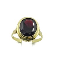 Anello Donna Anello Con Pietra in Oro giallo Granato ANGRANATO2-20